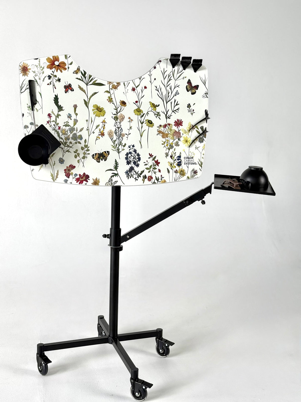Hue-Mongous System 2.0 summer floral magnetic canvas board for hair color workstation, Color Canvas Systems