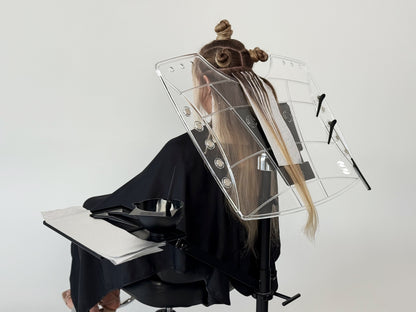 (organized panels): Hue-Mongous Hue-mongous System 2.0 magnetic stylist workstation with organized accessories