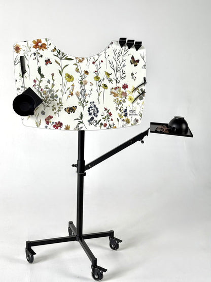 Hue-Mongous System 2.0 summer floral magnetic canvas board for hair color workstation, Color Canvas Systems